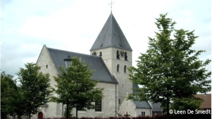De dorpskern van Humelgem